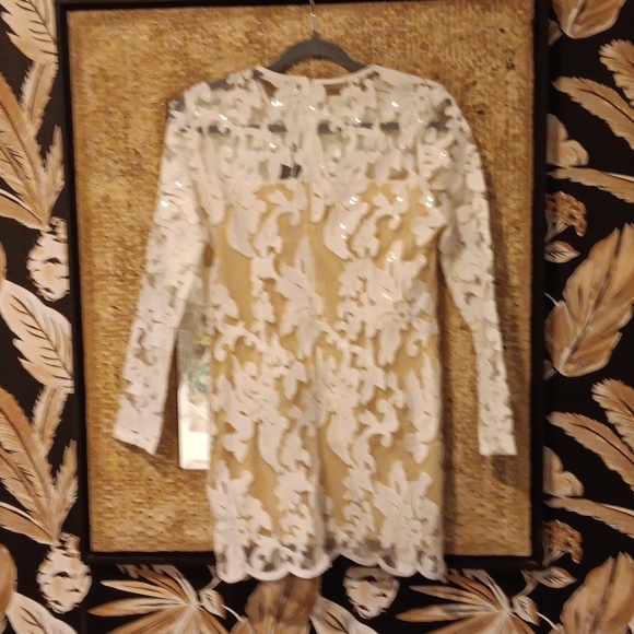 Sequin Dress with Nude Lining - Picture 2 of 3